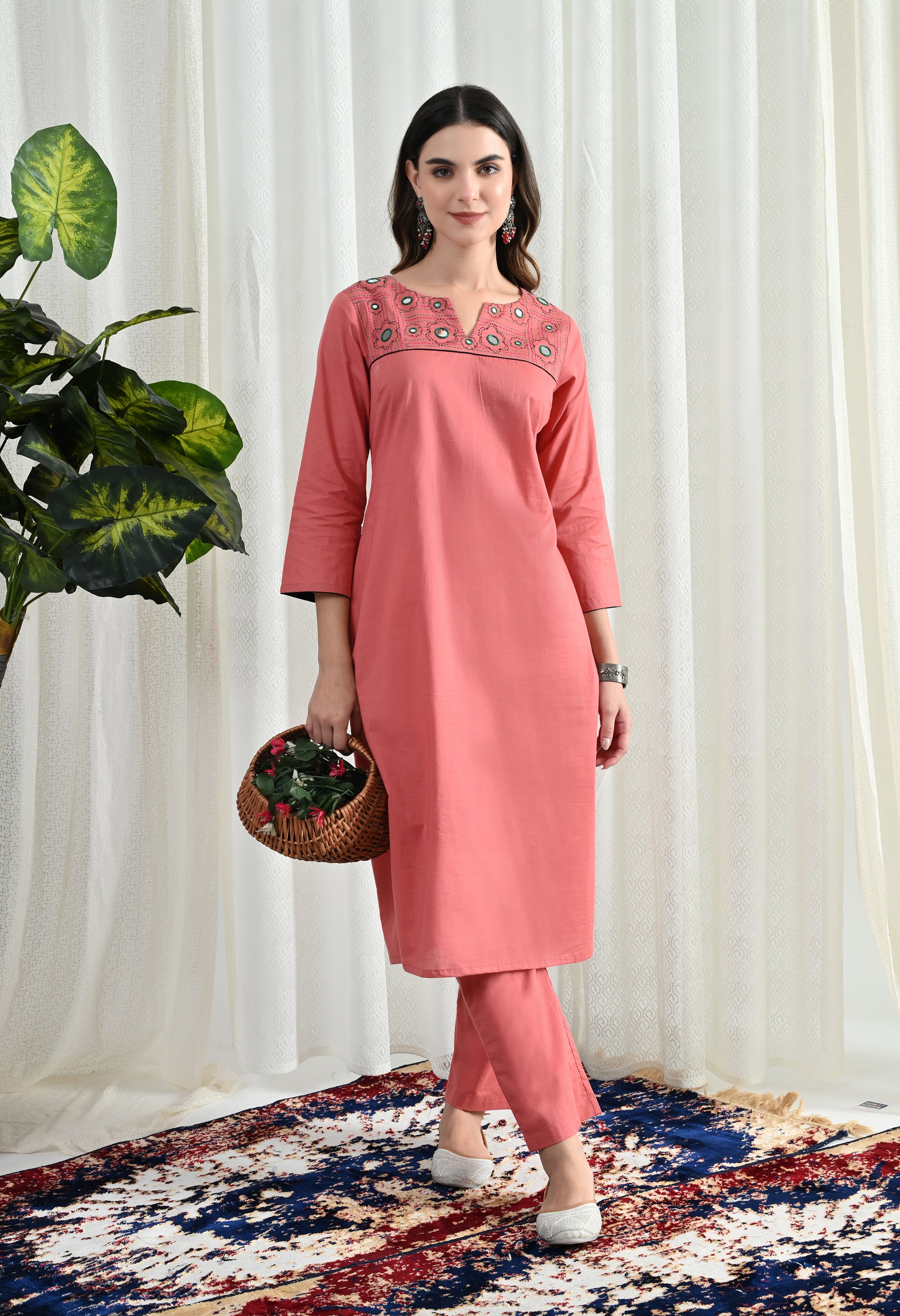 KANTHA KURTA SET